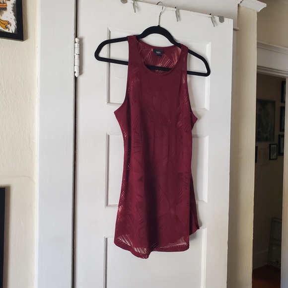 Massimo Deep Red Tank Top - Picture 10 of 11